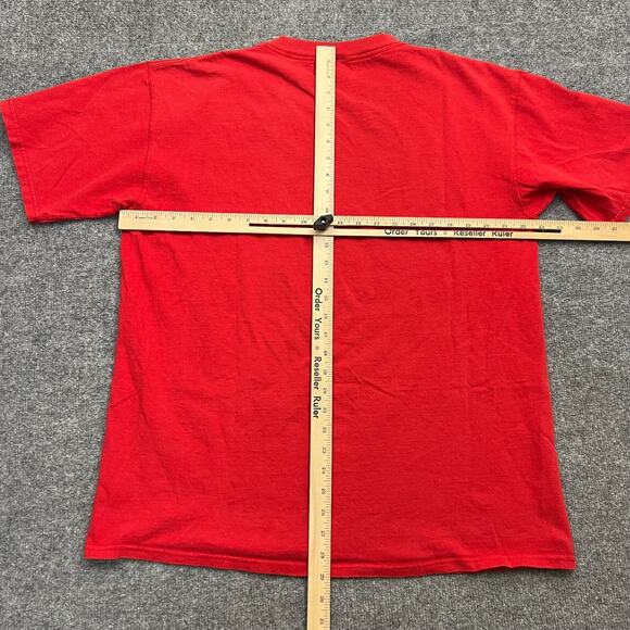 Vintage Los Angeles Angels Men's T Shirt Sz XL Red Short Sleeve MLB Baseball y2k - Picture 5 of 7